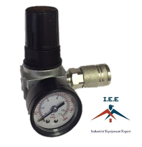 1/4" Air Compressor Regulator Industrial Grade W/ Pressure Gauge Mount Bracket 