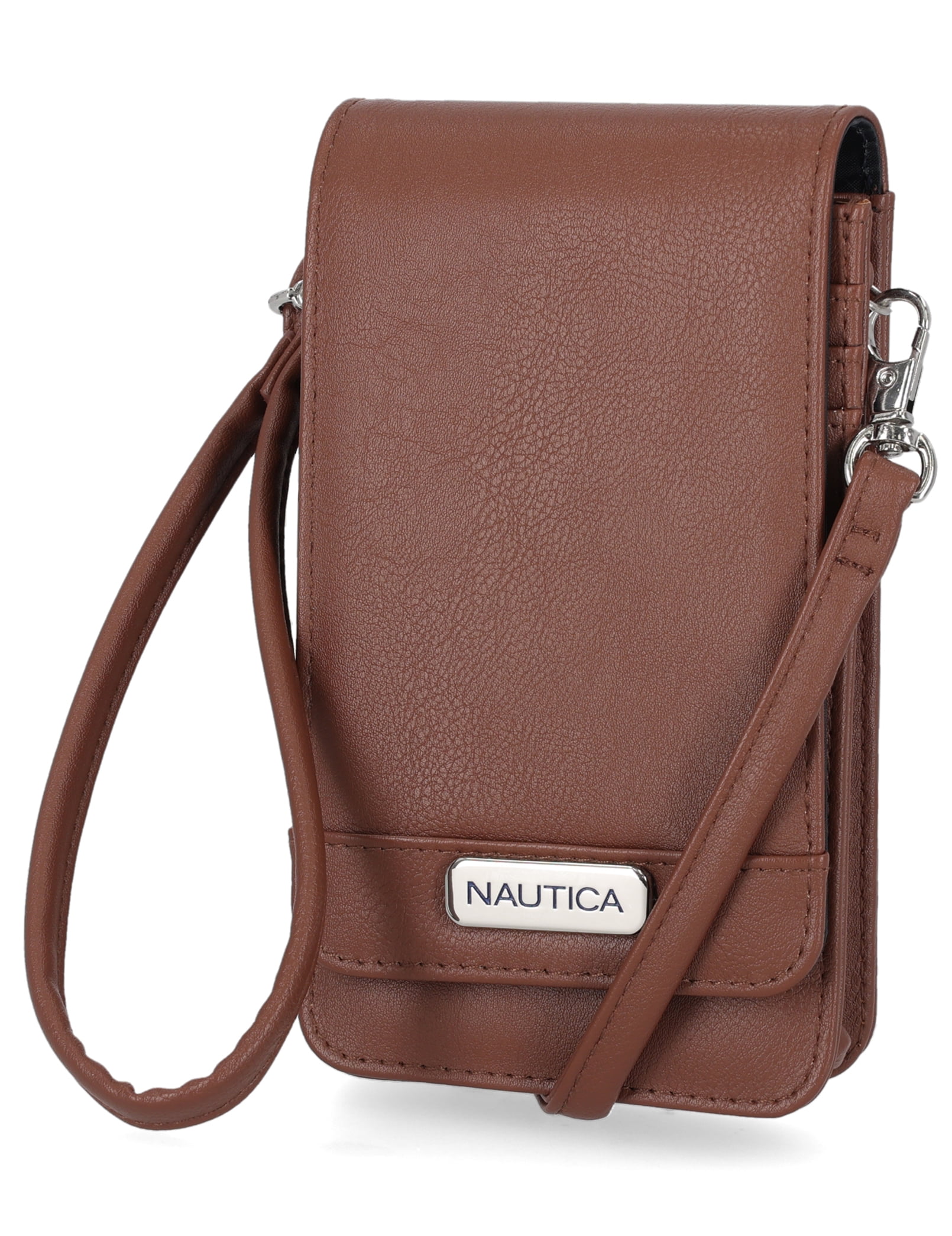 Nautica Catalina Vegan Leather RFID Womens Crossbody Cell Phone Purse