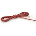 thumbnail image 2 of DEBGFS Lacets Unisexes Ronds en Oxford Ciré pour Chaussures Habillées 2 Paires, Rouge, 90 Cm/35,43 Pouces, 2 of 4