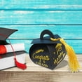 thumbnail image 6 of Gmogad 10pcs Graduation Candy Boxes - PhD Hat Shaped Mini Gift Favors for Party, Classmates, Teachers, DIY Tassel Decorated Treat Containers, Bulk Graduation Season Supplies, 6 of 9