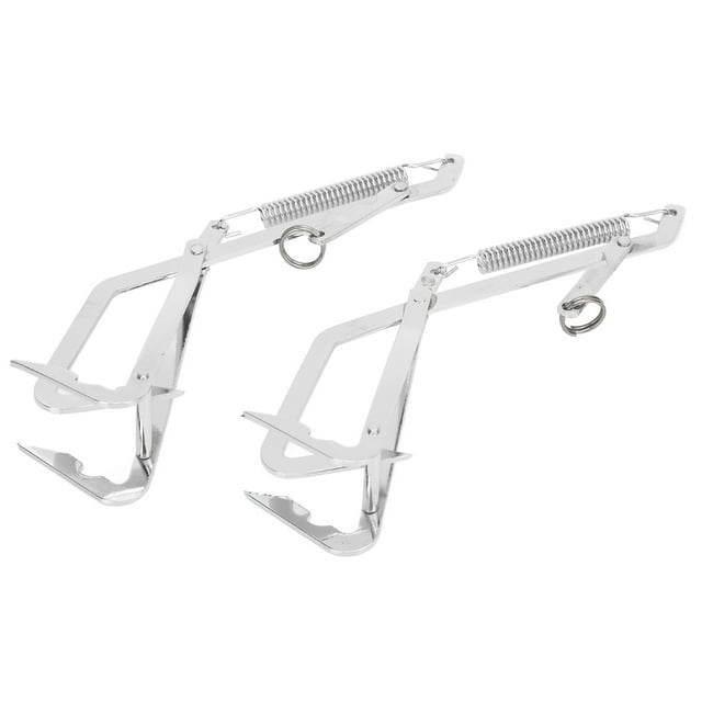 Crabs Grabber, Easy To Use Stainless Steel Crabs Grabbing Tools for Catching Pike for Catching Crabs Double Hook,Single Hook