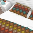 thumbnail image 4 of Designart 'Abstract Color Dot Geometric Pattern' Modern & Contemporary Duvet Cover Set, 4 of 4