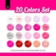thumbnail image 2 of Set de esmaltes en gel Beetles Pink, 20 colores, rosa intenso, seductor, 2 of 9