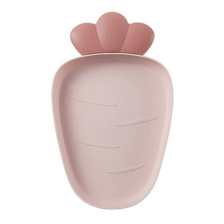 

Strawberry Shape Lazy Snack Tray Fruit Food Tray Candy Cute Plate Snack Plate Fruit Food Plate Plastic Plate for Home