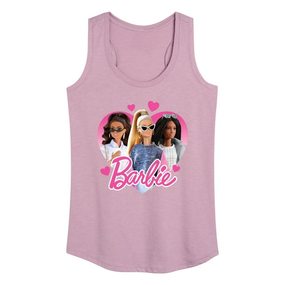 Barbie - Valentine's Day - Boss Babe Girls Group - Women's Racerback Tank Top