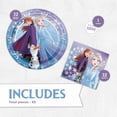 thumbnail image 2 of Platos y servilletas de Frozen para decoración de fiestas para 32 invitados, 2 of 6