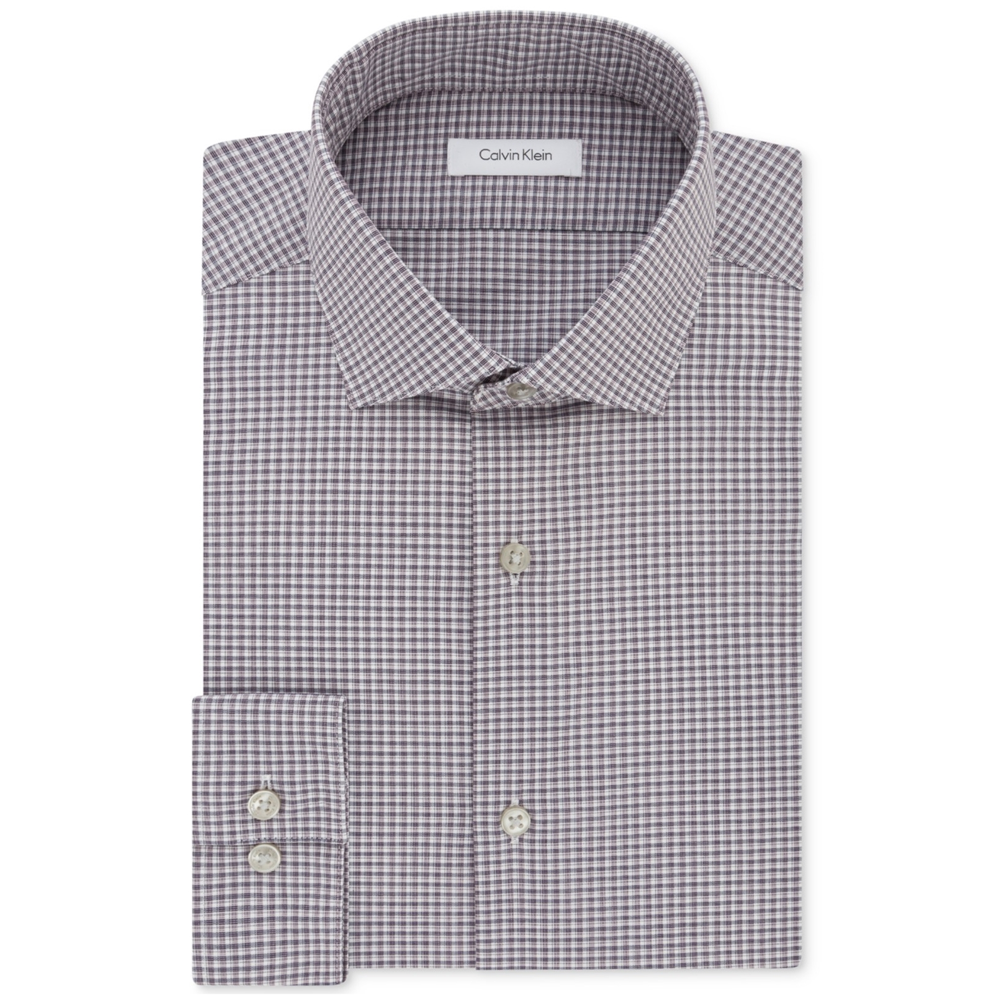 calvin klein black and white checkered dress