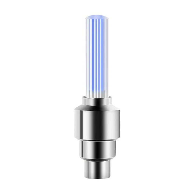 Motion Activated LED Tire Valve Stem Light - Vibration Sensor Wheel Illumination for Bicycle Motorcycle Car - Safety Visibility Night Riding - Water Resistant