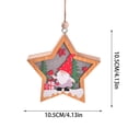 thumbnail image 2 of Adornos colgantes navideños, decoraciones navideñas, árbol de luces LED con forma de estrella, adorno de ciervo brillante para Navidad, cumpleaños, bodas, lámpara decorativa., 2 of 2