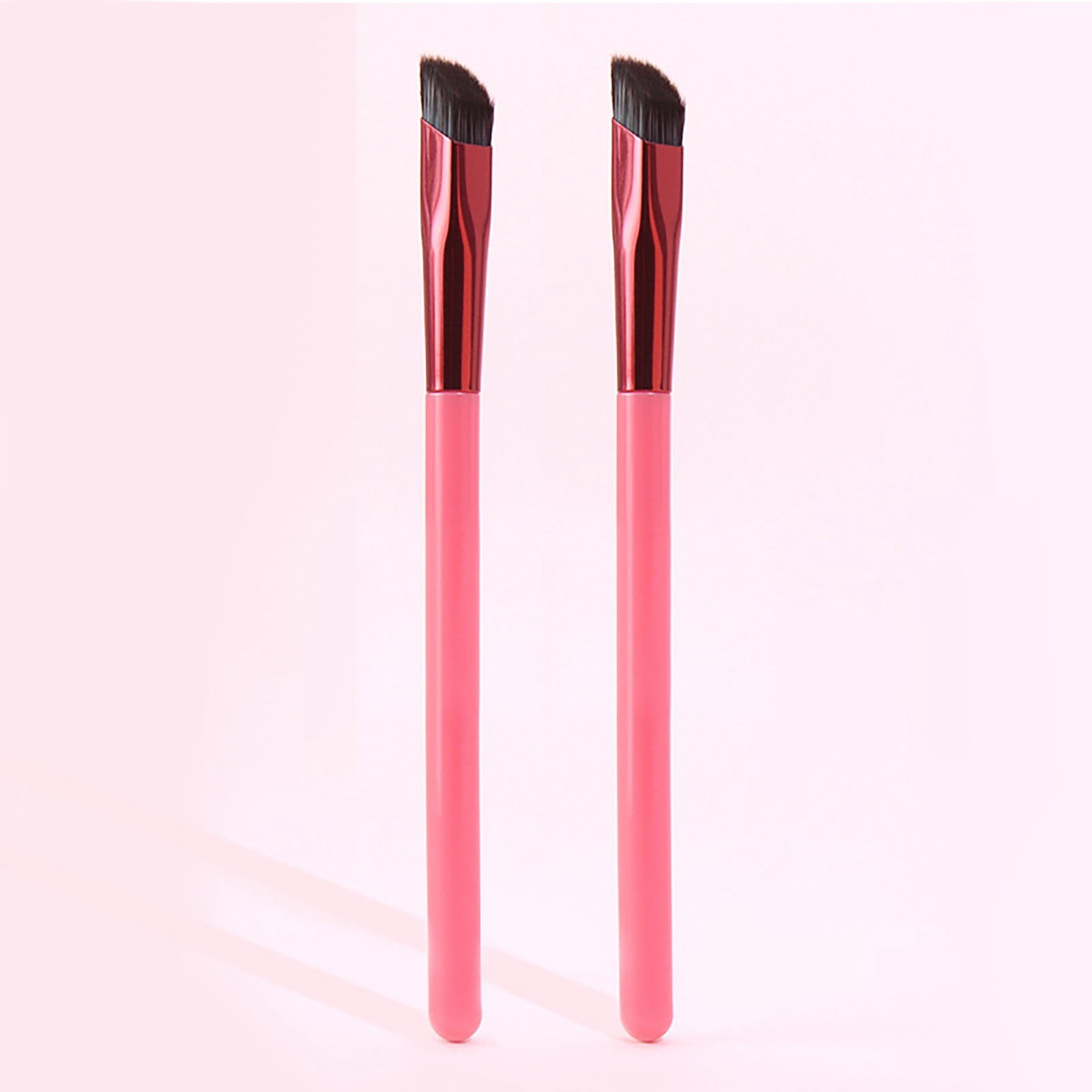 2Pcs MultiFunction Eyebrow Brush, 4D Hair Stroke Brow Stamp Brush