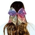 thumbnail image 2 of 1 Pce Chouchous Cheveux Dégradé Paillettes Nœud Papillon Cordes Décorations pour Filles, 2 of 3