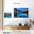 thumbnail image 4 of Elephant Stock Amazing Moraine Lake Wall Art - Horizontal Canvas Wall Art - Living Room Wall Decor - Nature Canvas - Blue And Teal Decor - 12" x 8", 4 of 8