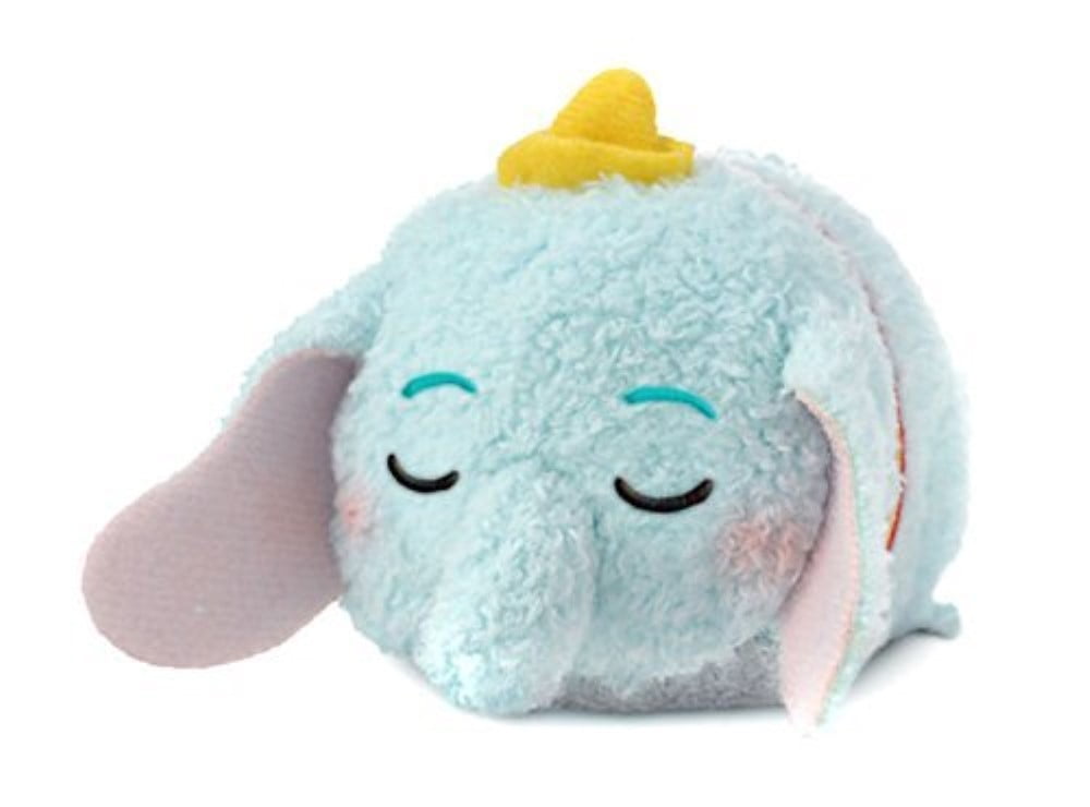 Disney Tsum Tsum 3.5 inches Sleeping Mini Dumbo Plush Toy for Kids, For