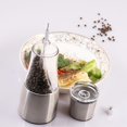 thumbnail image 5 of Pepper Salt Grinder Stainless Steel Manual Salt Pepper Mill Single Mill Shaker, 5 of 5