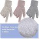 thumbnail image 4 of 4 pares de guantes de invierno para mujer con pantalla táctil, cálidos guantes de punto con forro polar elásticos, 4 of 5