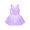 Purple, variant on Hansber Kids Girls Sparkly Sequin Camisole Leotard Ballet Dance Tutu Dress for Jazz Modern Dance Performance Gold 16