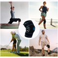 thumbnail image 4 of Greeniant Rodilleras con estabilizadores laterales Soporte de compresión de rodilla ajustable Soporte de alivio de molestias Ropa Deportiva, Zapatos Greeniant OD013967-00, 4 of 6