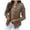 A Khaki, variant on VEKDONE Women's Solid Blazer Boyfriend Style Open Front Blazer Elegant Work Jacket Coat Outwear on Sale Fall Work Office Jackets
