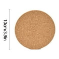 LIJCC 16Pc Cork Coaster,Cork Glass Insulation Pad Self Adhesive Source