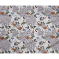 thumbnail image 4 of oneOone Polyester Lycra White Fabric Leaves & Flower Sewing Craft Projects Fabric Prints By Yard 56 Inch Wide, 4 of 4