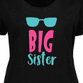 thumbnail image 4 of Inktastic Big Sister, Older Sister, Sunglasses - Blue Pink Women's Plus Size T-Shirt, 4 of 5