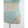 thumbnail image 6 of YIZYIF Kids Girls Solid Color Bikinis Set Two Piece Swimsuit Youth Juniors Spaghetti Straps Swimming Tank Top with Bottoms Set Mint Green 6, 6 of 7