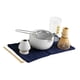 thumbnail image 5 of Juego de batidores Matcha japoneses de 6x, de Matcha hecha a mano, soporte para batidor portátil, tazón de té con boquilla vertedora, para , blanco, 5 of 9