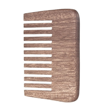 Men's Beard Hair Comb Wooden Mustache Comb Male Facial Hair Comb Anti-static Male's Pocket