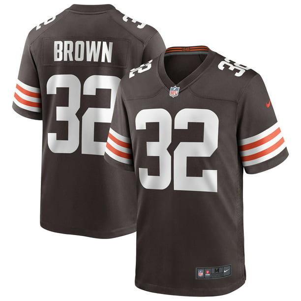 Jim Brown Cleveland Browns Nike Game Retired Player Jersey - Brown