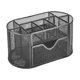 thumbnail image 4 of Portalápices de metal, portalápices creativo de 9 rejillas, portalápices de almacenamiento de escritorio, portalápices multifuncional, caja de almacenamiento, suministros de papelería para estudiantes, 4 of 4