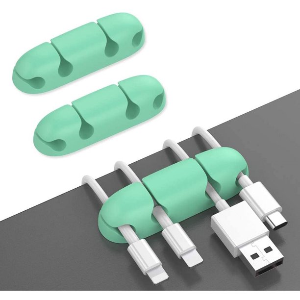 Abrazaderas para cables, organizadores de cables para el hogar, la oficina y el automóvil Adepaton CZDZ-ST105-5