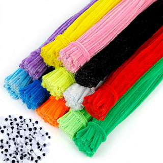 1 Set Pipe Cleaners Soft Touch Super Dense Plush Handmade Various