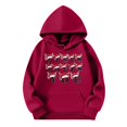 thumbnail image 4 of WILLBEST Sudadera de Mujer, Estilo Casual de Invierno, con Estampado Navideño Del Alfabeto, Cordón Ajustable, Bolsillo y Manga Larga Chica​​, 4 of 4