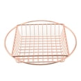 thumbnail image 3 of Cesta para freír alimentos, utensilios de cocina, cesta de drenaje, utensilios de cocina portátiles multifunción Oro rosa, 3 of 9