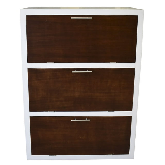 Hogare Mueble Zapatero Moderno Blanco Parota Hogare Mueble Zapatero De Madera