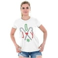thumbnail image 4 of Festive Christmas Candy Cane Joy Womens Slim Fit Graphic Tee Brisco Brands L, 4 of 5