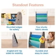 thumbnail image 5 of ECR4Kids 4-Tier Sling Book Display with Deep Fabric Pockets, Contemporary, 5 of 9