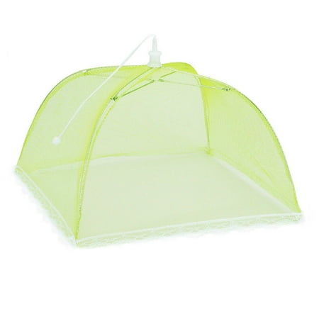 

XINKAIRUN 1 Large Pop-Up Mesh Screen Protect Food Cover Tent Dome Net Umbrella Picnic(Buy 2 Get 3) Green