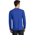 thumbnail image 3 of Port & Company ®  Long Sleeve Fan Favorite Tee. Pc450ls 6Xl True Royal, 3 of 4