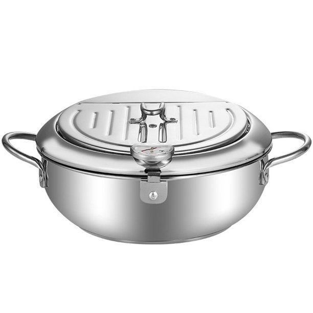 Deep Fryer Pot Tempura Pot Deep Fryer With Oil Filtration Gas Deep