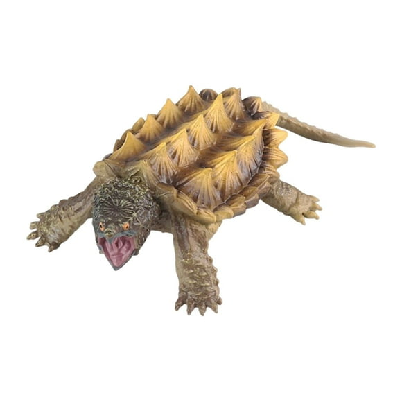 Juguete educativo Sunnimix tortuga mordedora estatua en miniatura modelo Animal Decoración