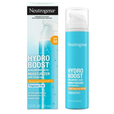 Neutrogena Hydro Boost Hyaluronic Acid SPF 50 Face Moisturizer Lotion, Skin Care, 1.7 oz