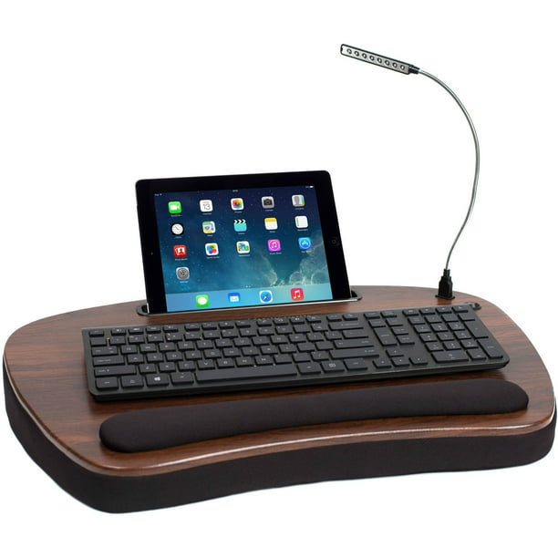 Sofia + Sam Oversized Memory Foam Lap Desk with USB Light