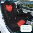 thumbnail image 4 of For Nissan Altima 2019-2023 FH Group Custom Fit Neoprene Car Seat Covers - Red Rear Bench, 4 of 5