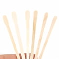 thumbnail image 3 of Palitos de cera de madera: pequeños palitos aplicadores de cera para cejas, labios y nariz para depilar y suavizar la piel: uso en spa y en el hogar, 3 of 5