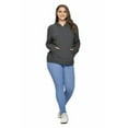 thumbnail image 3 of Women’s French Terry Hoodie, Regular and Plus Size Pullover with Hood and Pockets, 3 of 5