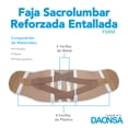 thumbnail image 4 of Daonsa Faja Sacrolumbar Reforzada Entallada Grande, 4 of 5