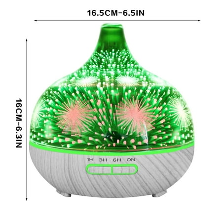 

VerPetridure Clearance 3D Night Light U ltrasonic Aroma Diffuser Essential Oil Humidifier Aromatherapy