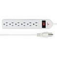 thumbnail image 1 of Barra multicontactos Fussion Acustic 6 entradas con SWITCH RESET blanco CHPBR-4505WH, 1 of 2
