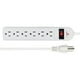 thumbnail image 1 of Barra multicontactos Fussion Acustic 6 entradas con SWITCH RESET blanco CHPBR-4505WH, 1 of 2